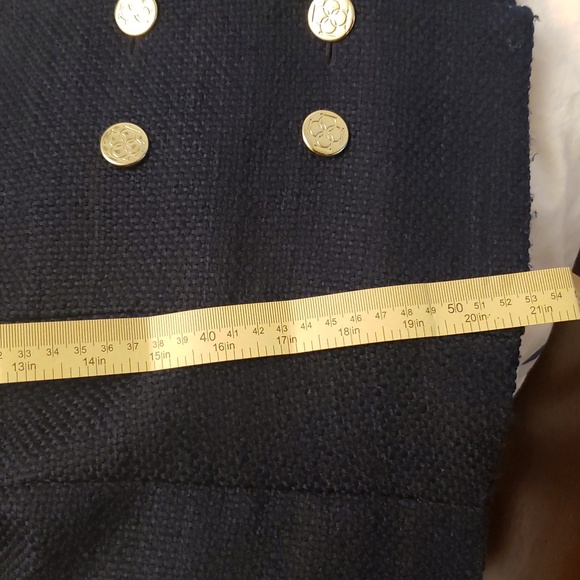 Ann Taylor Navy Double-Breasted Women's Jacket - Picture 9 of 9